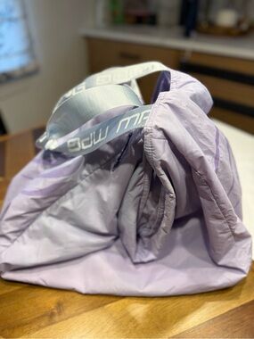 MPG Lavender Duffel Bag with Branded Webbing Strap